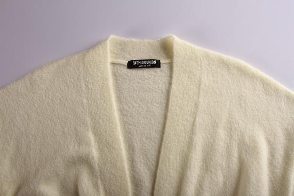 Ladies Cream Longline Belted Cardigans S M L XL