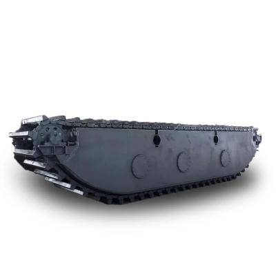 Customized Floating Amphibious Excavator Pontoon Q355B Q690 Q345BUndercarriage Parts Water Track used for Cat 320D PC200