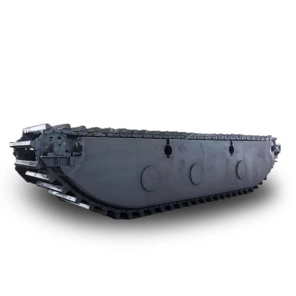 Customized Floating Amphibious Excavator Pontoon Q355B Q690 Q345BUndercarriage Parts Water Track used for  320D PC200