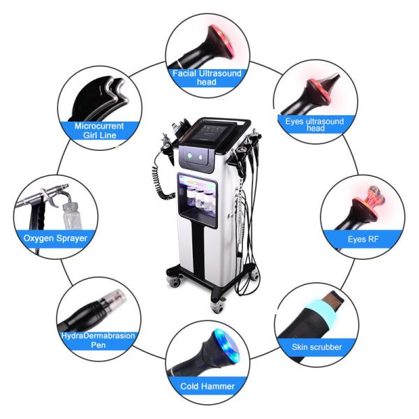 8 In 1 Hydra Dermabrasion Facial Aqua Peeling Machine Hydradermabrasion Microdermabrasion