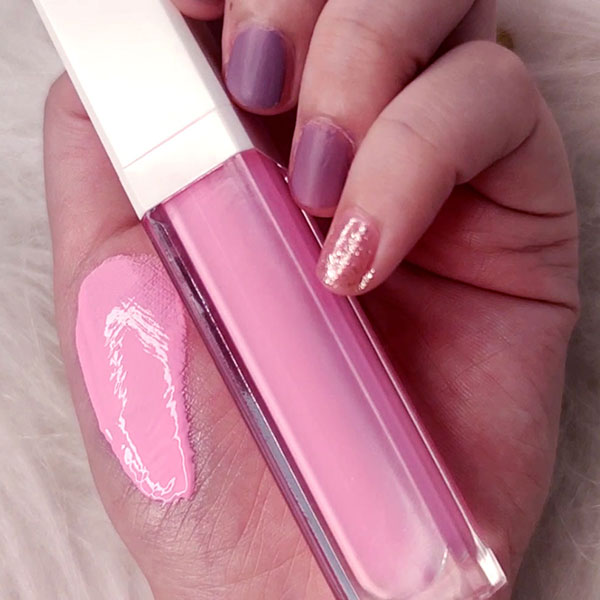 Logo Pink Nude Clear Lip Gloss Ladies Face Makeup