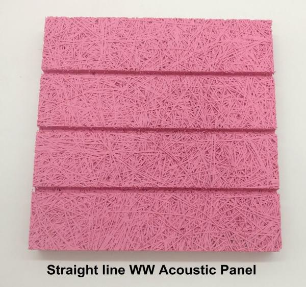 Hexagon Wood Wool Acoustic Panel Office Wall Interior Decorated Soundproof Material