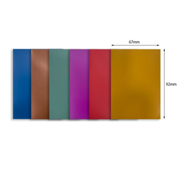 Wholesale Customizable Anti Slip Textured Backing Coating Protects Cards PP Dual Tone Plastic Card Sleeve