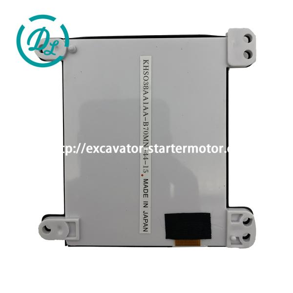 Panneau d'écran LCD pour excavatrice Komatsu PC200-7 KHS038AA1AA-B70MN-44-15