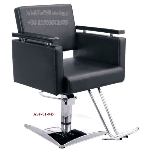 ASF-01-045 Newest Fashion Style Black Color Luxury Styling Chair Salon Furniture