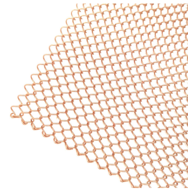 Латунная ячеистая сеть рассекателя комнаты 2mm сетки металла цвета декоративная
