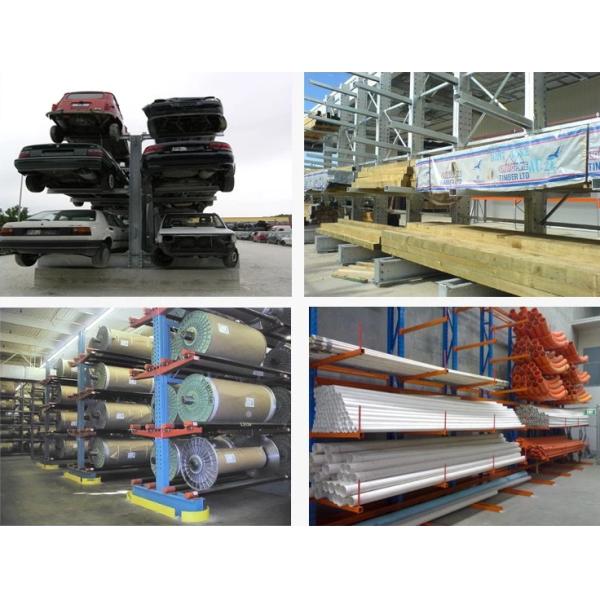 Industrial Long Pipe Cantilever Storage Rack Adjustable Multilayer Custom Size