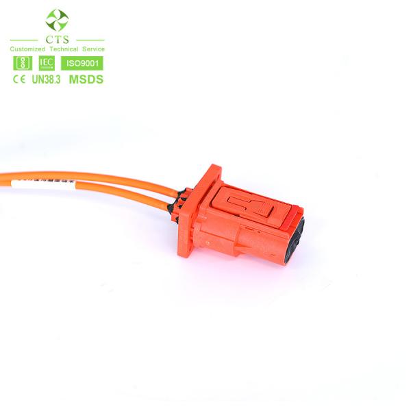 2pin 3pin 125A 150A HV PA66 Electric Vehicle Battery Connectors Plug / Socket