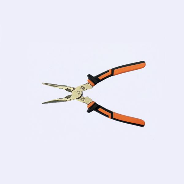 172mm Long Nose Pliers C1055 60CrV Wire Twisting Pliers Heavy Duty
