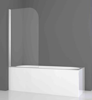 tela de vidro moderada espaço livre da banheira da segurança de 6mm com revestimento do perfil de Chrome