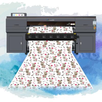Large format 1900mm Textile Fabric Printers 15*I3200 Print Head for cloth/hometextile/mat/shower curtain/cushion