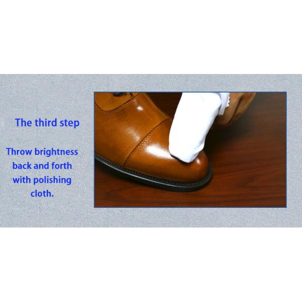 Ровный кожаный кормя воск кожаного ботинка карнаубы сливк польский