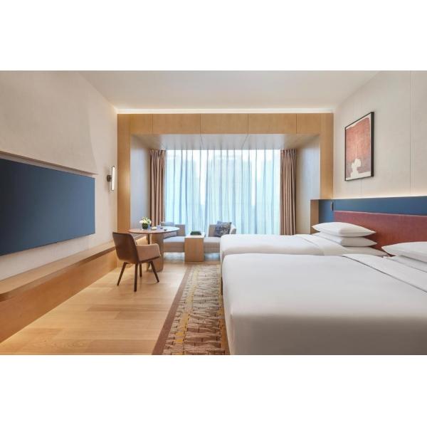 Украшений эры мебели спальни гостиницы Hyatt изголовье двойного слоя винтажных полнометражное