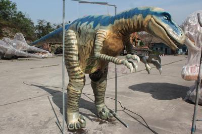 Handmade Blue Robot Realistic Dinosaur Costume Display Party Activities