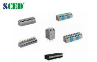 45度ワイヤー入口のばねのタイプ ターミナル ブロック ピッチ3.50mm 300v 2P-28P