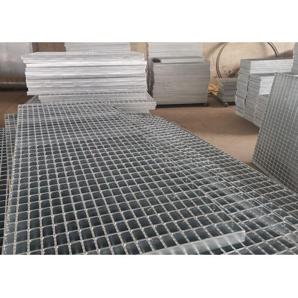 Anti Rust Anti Slip Steel Grating 100mm Serrated Style Hot Dip Galvanized