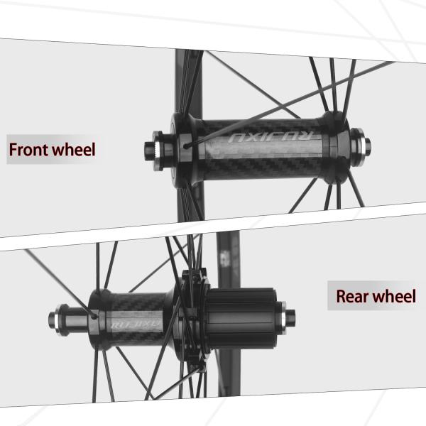 30mm Height 700c Disk Brake Wheelset Easy Maintenance Waterproofing
