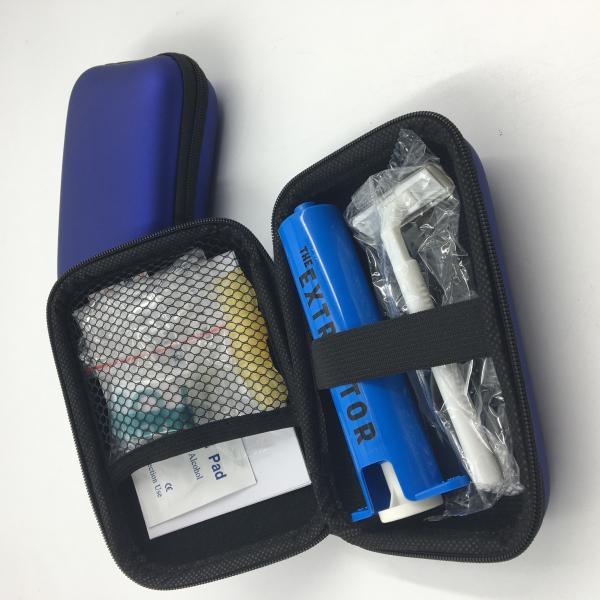 Аварийное оборудование скорой помощи набора экстрактора укуса жала пчелы змейки 4,88 дюйма