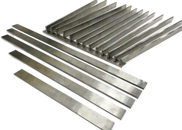 Woodworking Tungsten Carbide Strips High Precision Grinding With 30 ° Sharp Edge