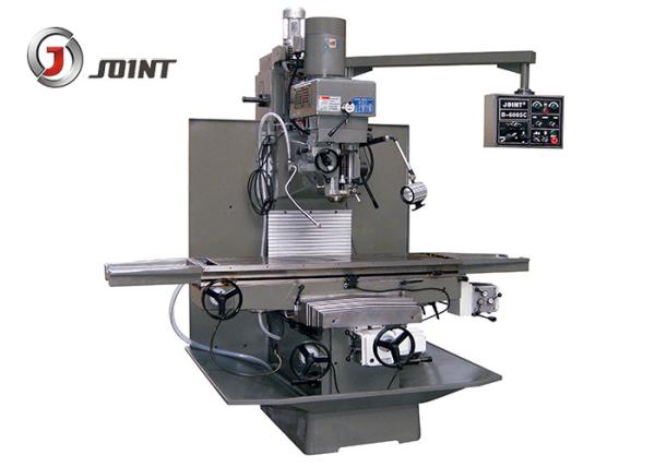 NT40 / 5HP Spindle Turret Head Milling Machine Universal Bed Type Turret RAM Knee Milling Machine