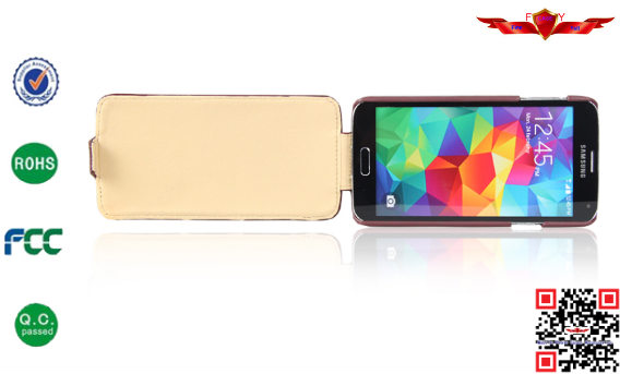 New 100% Quality Guaranteed PU Flip Leather Cover Cases For Samsung Galaxy S5 Multi Color
