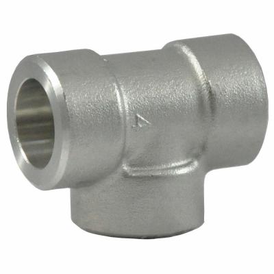 2000lb Socket Weld Tee B16.11  3/4 Npt Stainless Steel Forged Fittings