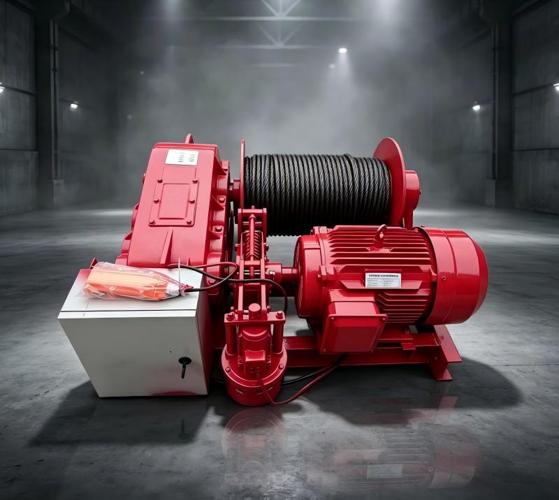 High Speed Wire Rope Electric Winch 1 Ton - 10 Ton Electric Winch Heavy Duty