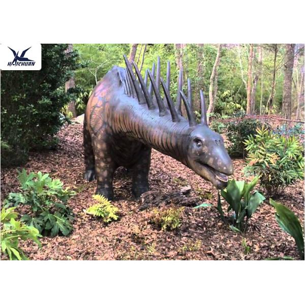 Animatronic Dinosaur Lawn Decorations Waterproof / Sunproof For Educational Playground