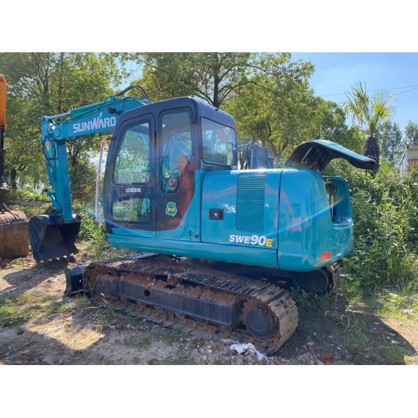 Swe90E Sunward Diggers 9 Ton Mini Used Hydraulic Mining Excavator With 0.36m3 Bucket