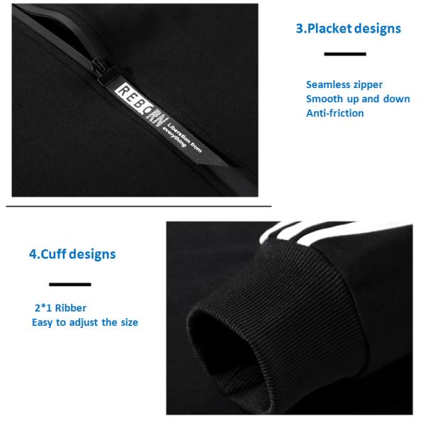 Custom Your Own Brand Mens Sports Tracksuits Lightweight Cotton Hoodie Printed