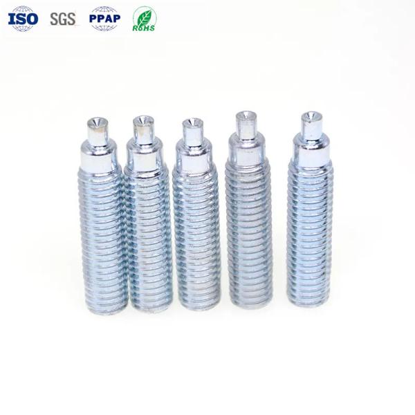 Parafusos hexagonales hexagonales de acero al carbono azul zinc 6 mm-200 mm