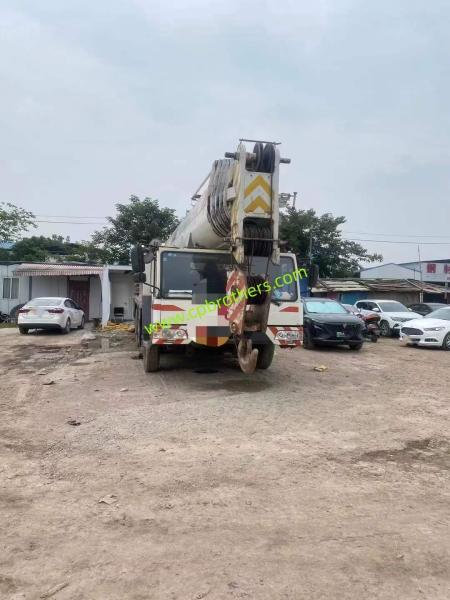 QY200V Zoomlion 110ton Terrian camión de grúa móvil grúa usada servicio de posventa válido