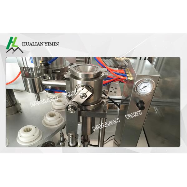 Full Automatic Plastic Tube Filling And Sealing Machine Reasonable Structure