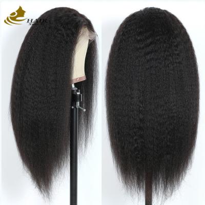 Artesanato Perucas personalizadas de cabelo humano Linha reta de cabelo realista