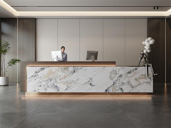 Anti-Slip Polished Sintered Stone Slab 1600x3200mm