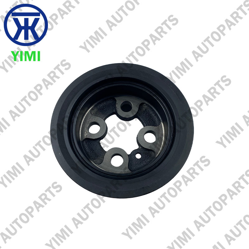 Crankshaft Damper Pulley Harmonic Balancer for ISUZU NPR66 4HF1 with Steel-Rubber Hybrid Construction 210×200×90mm and 12-Month Warranty