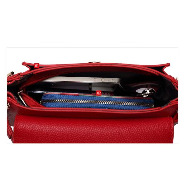 2016 spring and summer tassel leather female Korean tide shoulder diagonal fashion leather bag dumplings