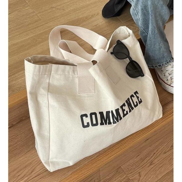 Eco-friendly Oversized Canvas Tote Bag for Shopping Custom Logo and OEM/ODM Acceptable