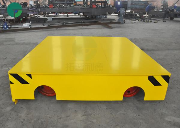2T Hot Sale Industrial Metal Plate Railway Transfer Electric Trolley
