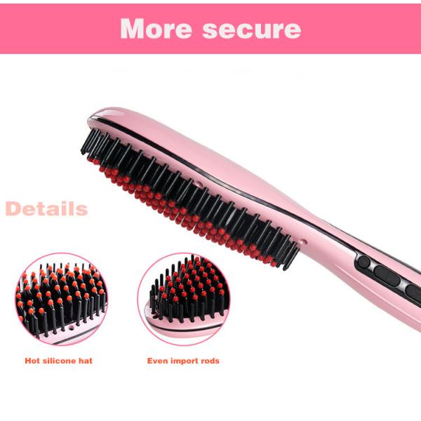 Electric Hair Straightener Brush Home Beauty Machine NASV 100 With Lcd Display