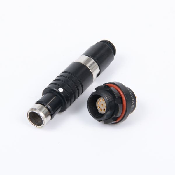 BEXKOM F series UL CE RoHS REACH Certified Industrial Electrical Circular Push Pull Connectors 5000 mating Cycles IP68 EMC shielding high density from 2-37 ways MIL used harsh environment used