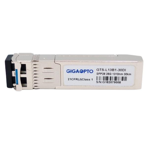 Industrial SFP28 Optical Transceiver 1310nm 30km 25GBASE ER Lite SMF Optical Transceiver Module DOM
