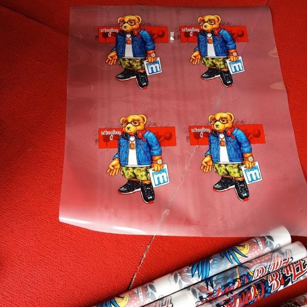 as folhas do vinil da transferência térmica de 30cm x de 40cm laminam a tela da fita da ligação da fita adesiva
