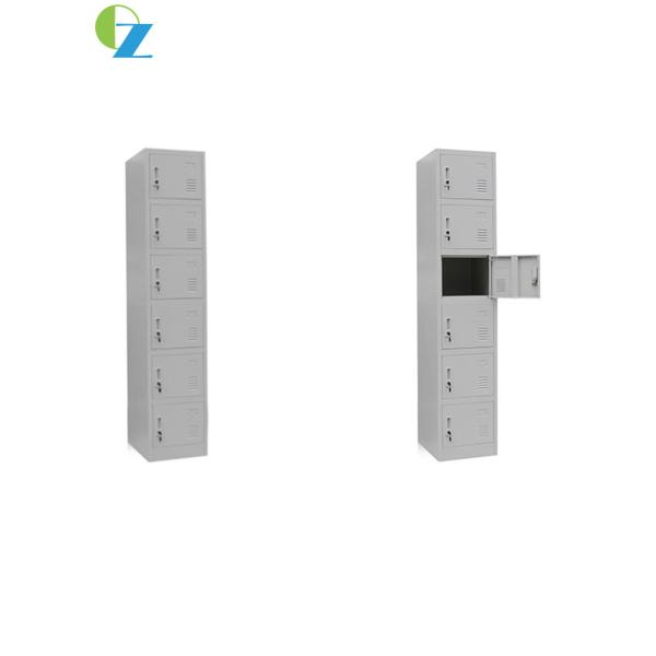 Одежды шкафчиков офиса одиночной двери 6 слоев стальные & шкаф ботинок стальной