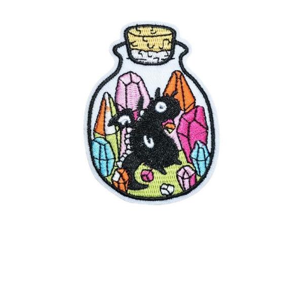 Custom Iron On Embroidery Patches Chenille Embroidered Patches 3D Fabric Type Canvas