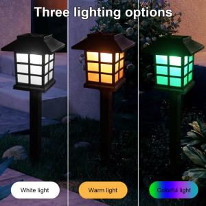 as cores 2700K 3 auto no trajeto solar da lanterna iluminam lâmpadas solares da