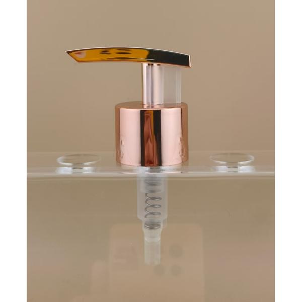 Pompe à lotion rose Pompe à distributeur en plastique rose K1104 pour bouteilles