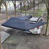 Free Standing UV50+ Wind Resistant 270 Degree Roof Rack Awning For Camping