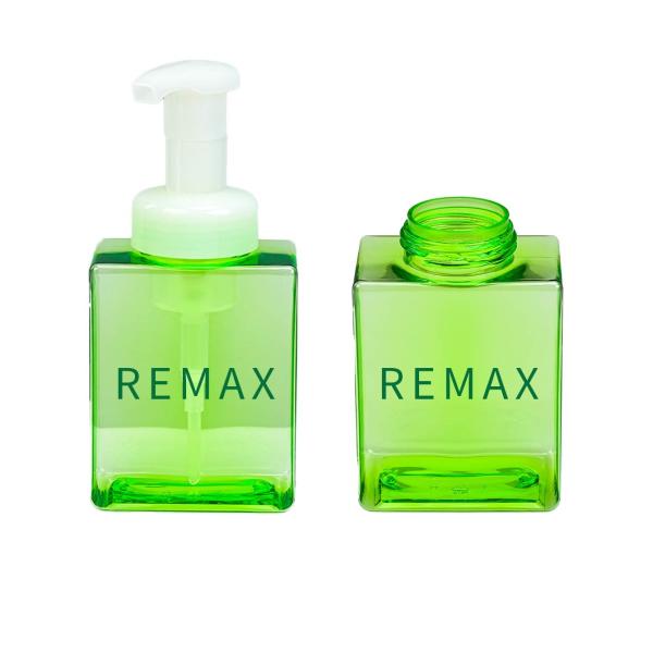 250 ml PETG Material Quadrado Vazio Impressão de Transferência de Água Bottle de bomba de espuma à prova de vazamento
