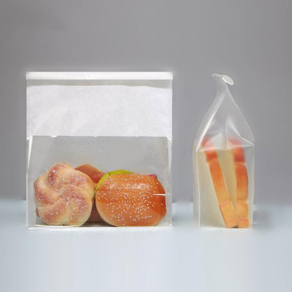 Topline 1 Lb Tin Tie Paper Bags With Window Toast Stand Up Plastic Paper Pouch